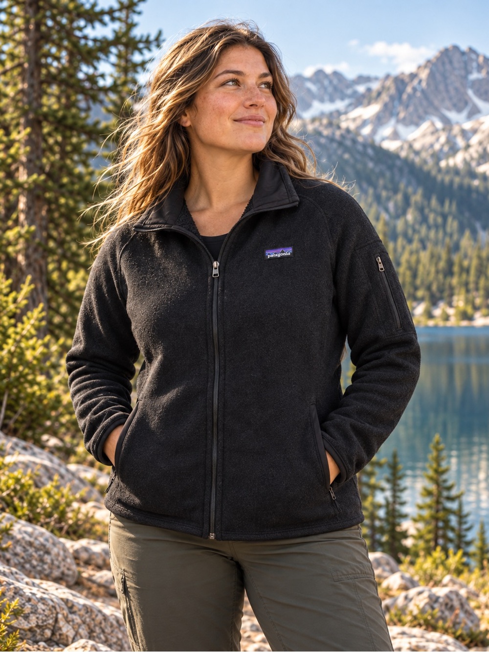 Patagonia Better Sweater Jacket Women’s XL Black Full Zip Fleece
